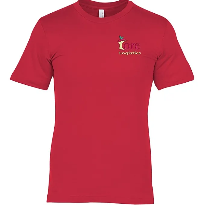 Bella+Canvas Crewneck T-Shirt - Men's - Embroidered