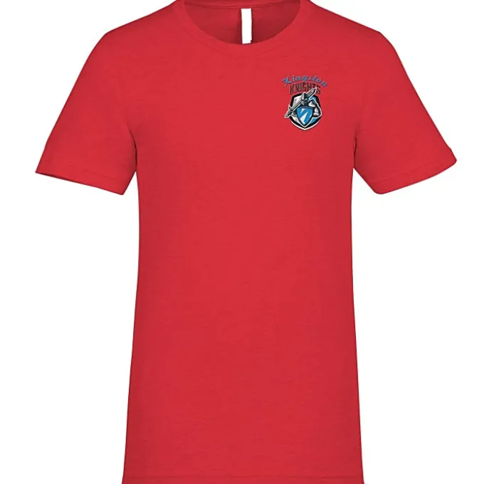 Bella+Canvas Crewneck T-Shirt - Men's - Heathers - Embroidered