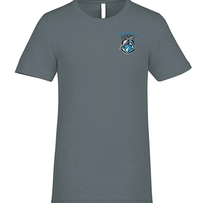 Bella+Canvas Crewneck T-Shirt - Men's - Heathers - Embroidered