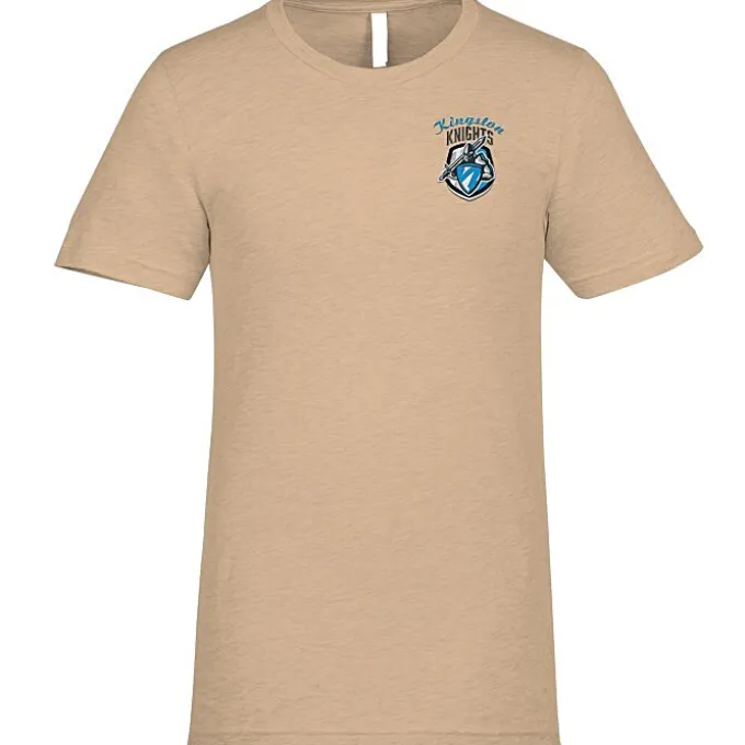 Bella+Canvas Crewneck T-Shirt - Men's - Heathers - Embroidered