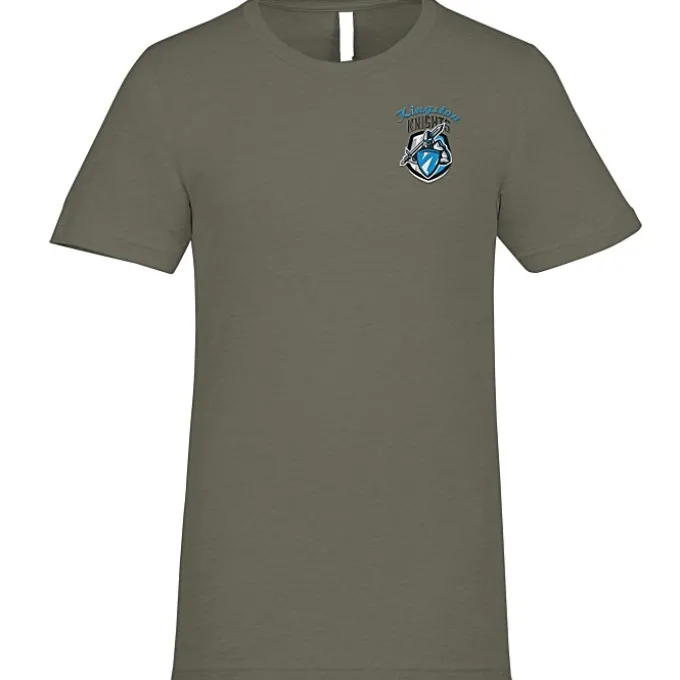 Bella+Canvas Crewneck T-Shirt - Men's - Heathers - Embroidered