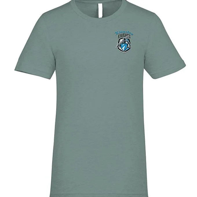 Bella+Canvas Crewneck T-Shirt - Men's - Heathers - Embroidered