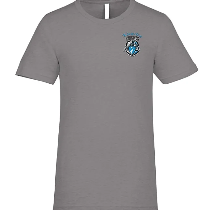 Bella+Canvas Crewneck T-Shirt - Men's - Heathers - Embroidered