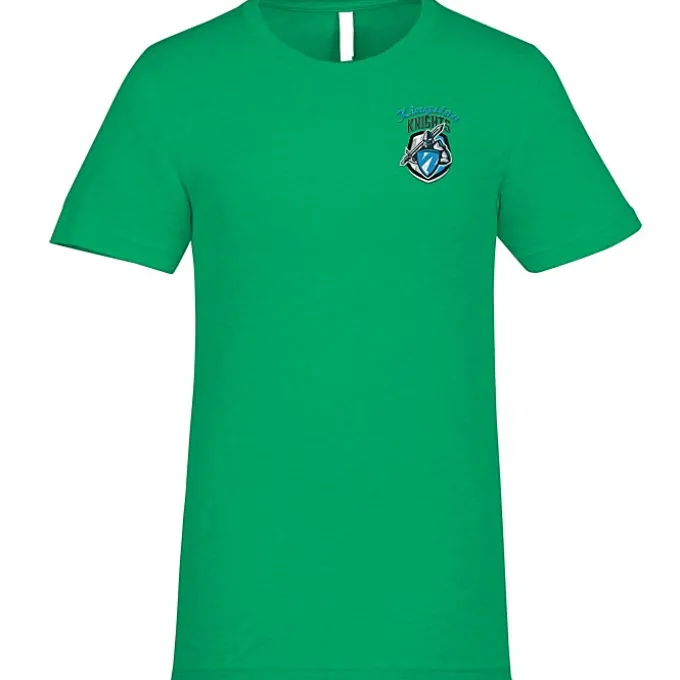 Bella+Canvas Crewneck T-Shirt - Men's - Heathers - Embroidered