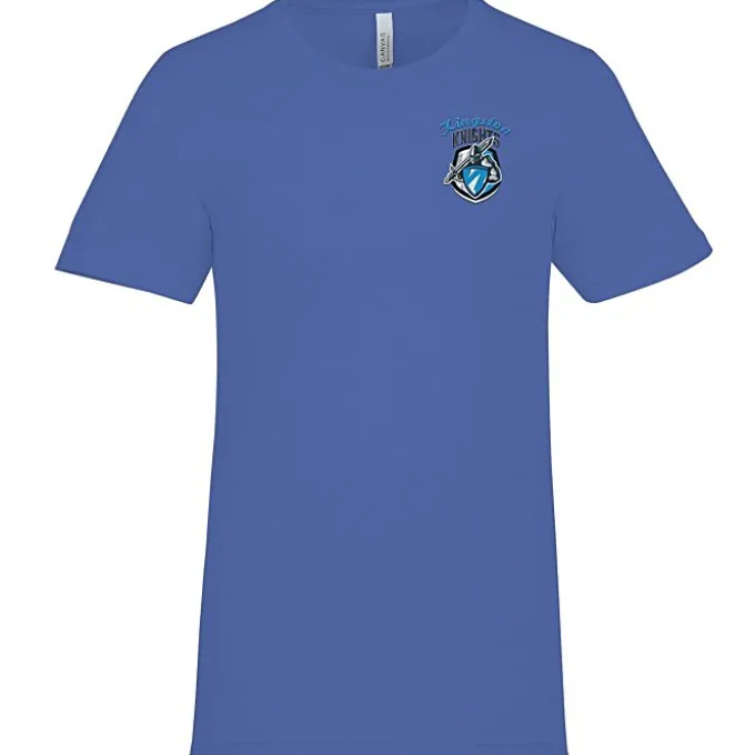 Bella+Canvas Crewneck T-Shirt - Men's - Heathers - Embroidered