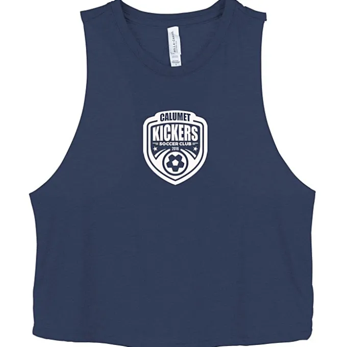 Bella+Canvas Cropped Racerback Tank - Ladies'