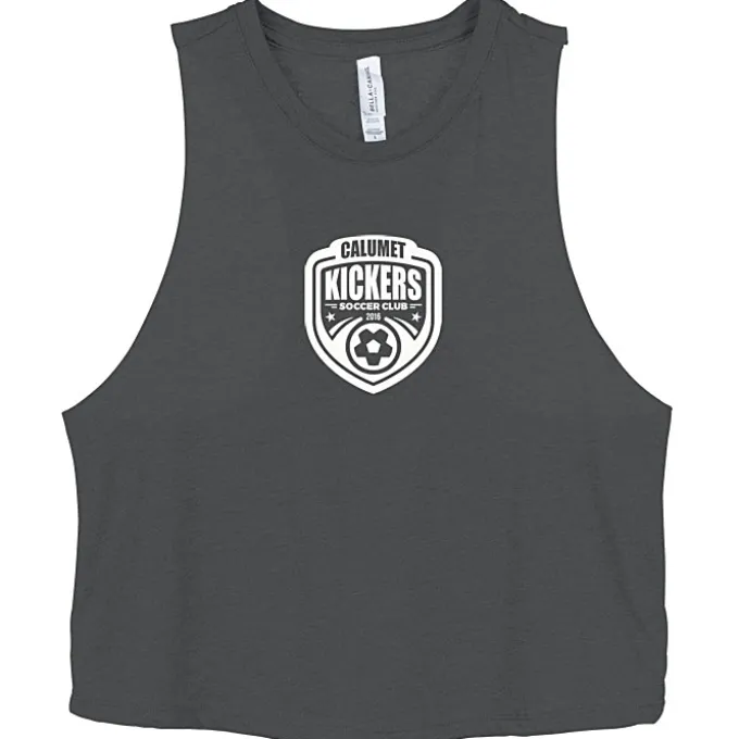 Bella+Canvas Cropped Racerback Tank - Ladies'