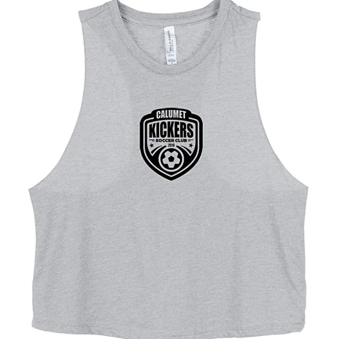 Bella+Canvas Cropped Racerback Tank - Ladies'