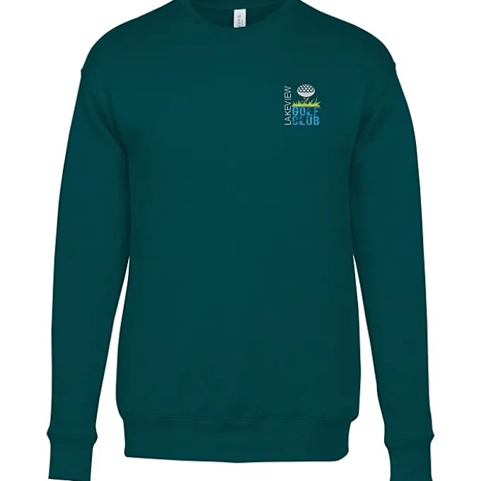 Bella+Canvas Drop Shoulder Crewneck Sweatshirt - Embroidered