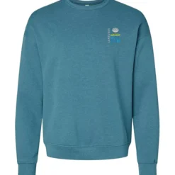 Bella+Canvas Drop Shoulder Crewneck Sweatshirt - Embroidered