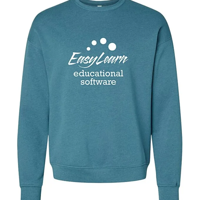Bella+Canvas Drop Shoulder Crewneck Sweatshirt - Screen