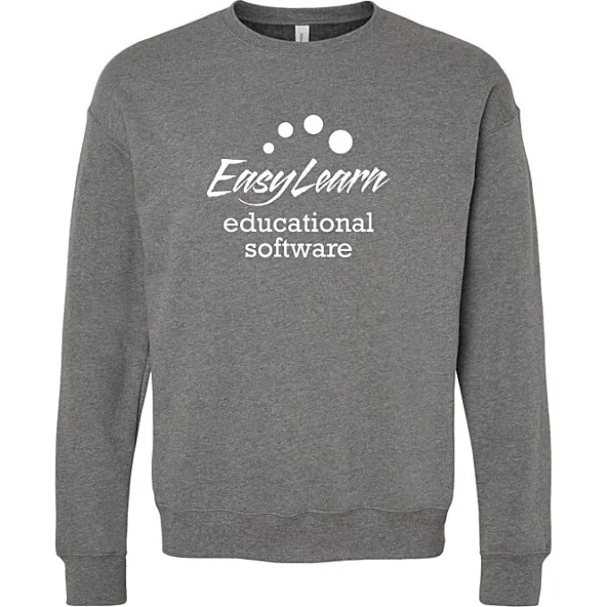 Bella+Canvas Drop Shoulder Crewneck Sweatshirt - Screen