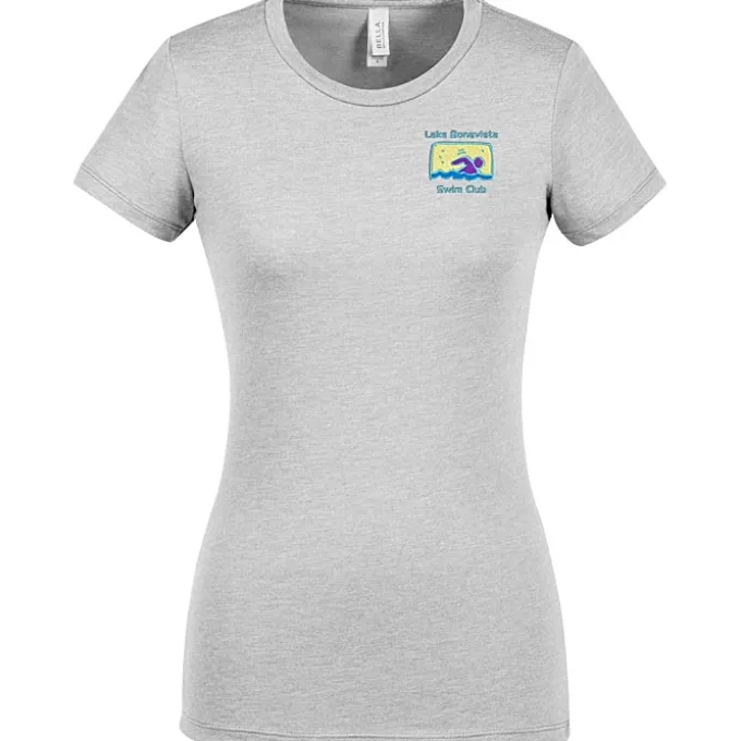 Bella+Canvas Favorite Tee - Ladies' - Heathers - Embroidered