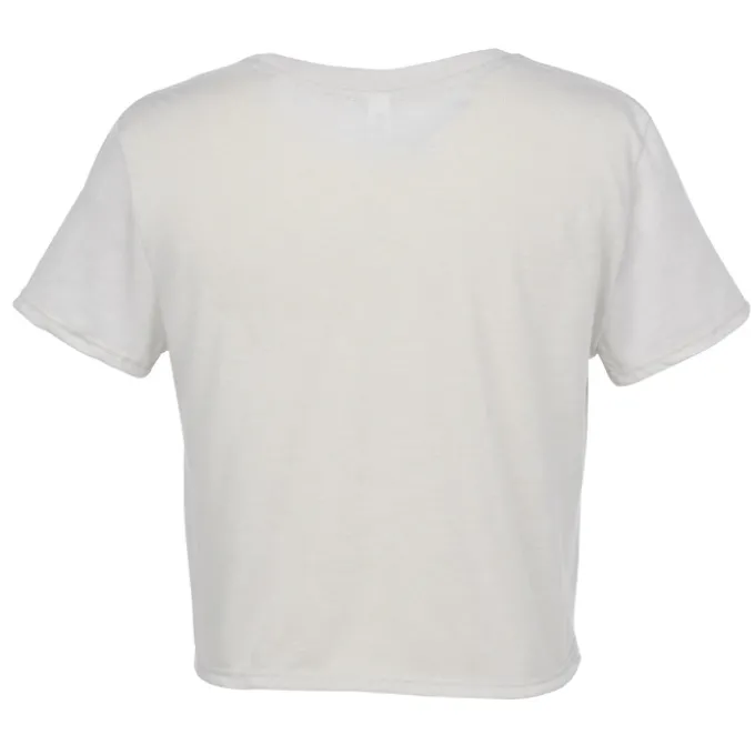 Bella+Canvas Flowy Cropped T-Shirt - Ladies'