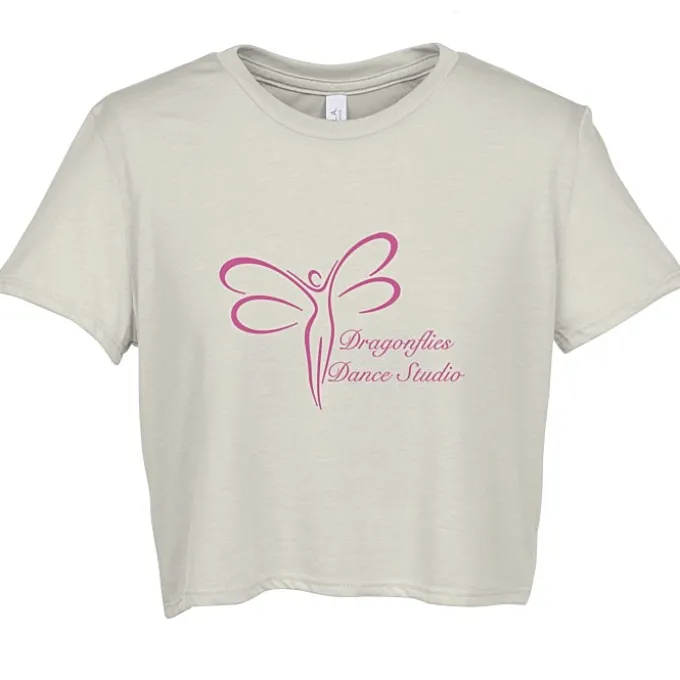 Bella+Canvas Flowy Cropped T-Shirt - Ladies'