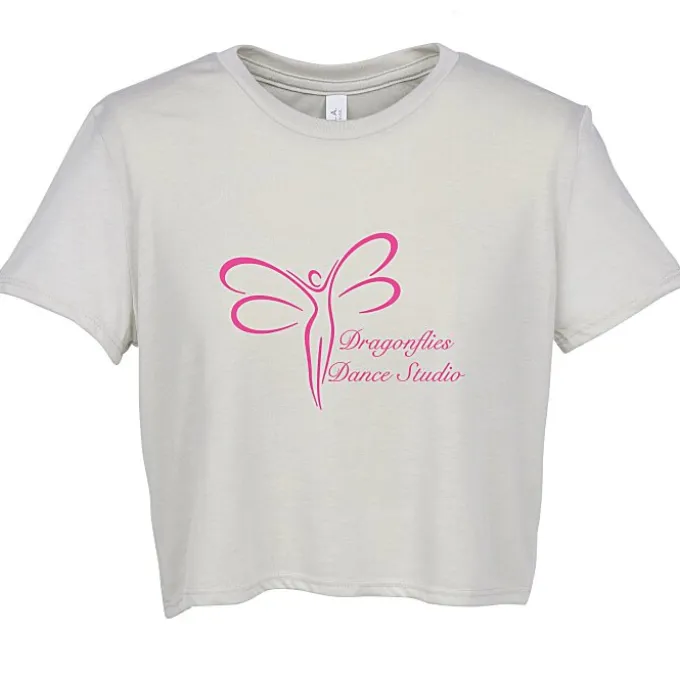 Bella+Canvas Flowy Cropped T-Shirt - Ladies'