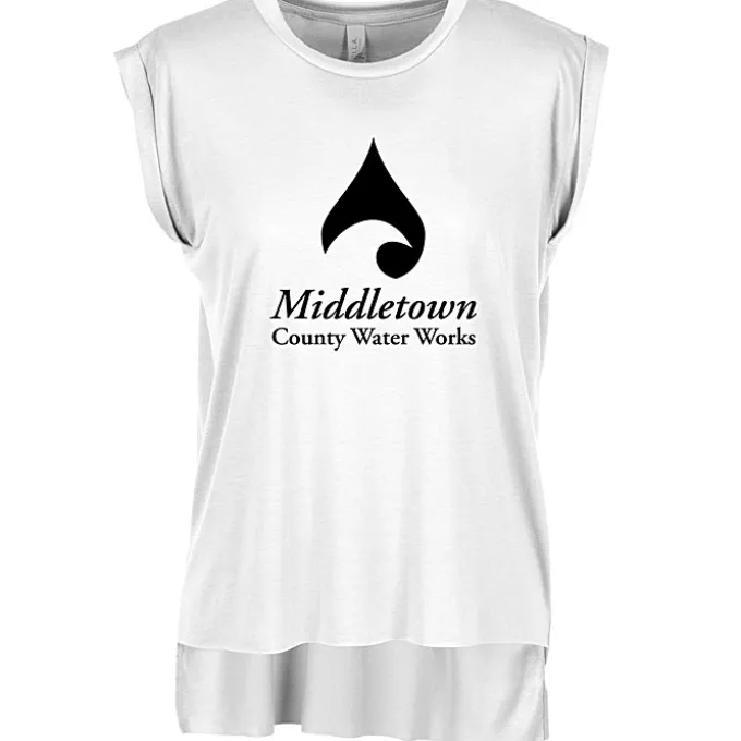 Bella+Canvas Flowy Rolled Cuff Tee - Ladies'