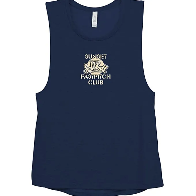 Bella+Canvas Flowy Scoop Muscle Tank - Ladies'