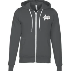 Bella+Canvas 7-oz Full-Zip Hooded Sweatshirt - Screen
