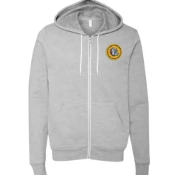 Bella+Canvas 7-oz Full-Zip Hooded Sweatshirt - Embroidered