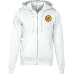 Bella+Canvas 7-oz Full-Zip Hooded Sweatshirt - Embroidered