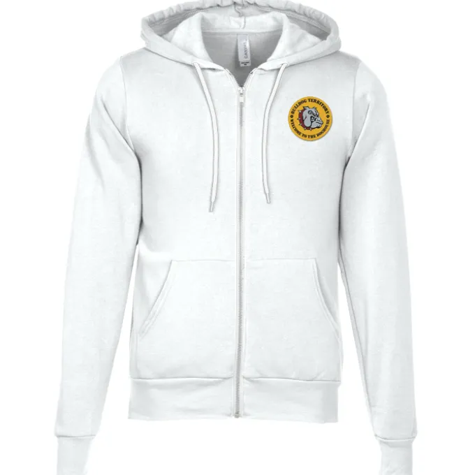 Bella+Canvas 7-oz Full-Zip Hooded Sweatshirt - Embroidered