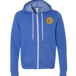 Bella+Canvas 7-oz Full-Zip Hooded Sweatshirt - Embroidered