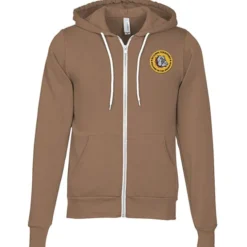 Bella+Canvas 7-oz Full-Zip Hooded Sweatshirt - Embroidered