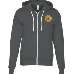Bella+Canvas 7-oz Full-Zip Hooded Sweatshirt - Embroidered