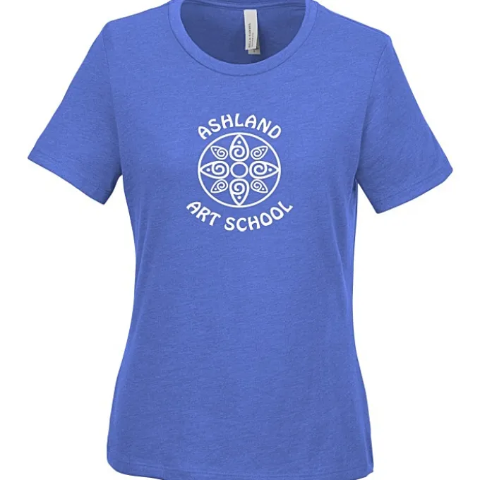 Bella+Canvas Relaxed Crewneck T-Shirt - Ladies' - Heathers - Screen
