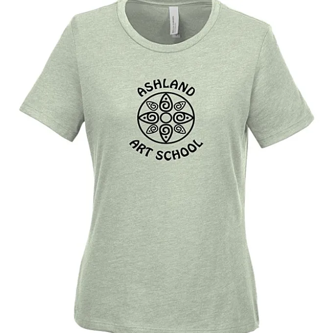 Bella+Canvas Relaxed Crewneck T-Shirt - Ladies' - Heathers - Screen