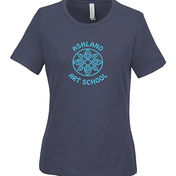 Bella+Canvas Relaxed Crewneck T-Shirt - Ladies' - Heathers - Screen