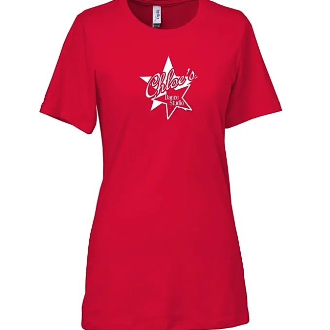 Bella+Canvas Relaxed Crewneck T-Shirt - Ladies’ - Screen