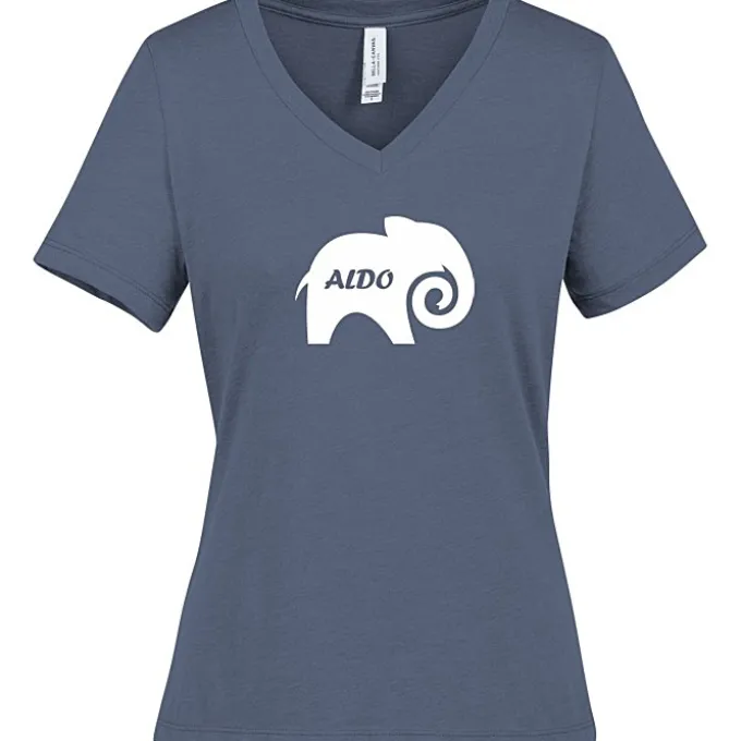 Bella+Canvas Relaxed V-Neck T-Shirt - Ladies' - Heathers - Screen