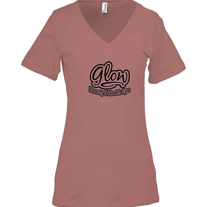 Bella+Canvas Relaxed V-Neck T-Shirt - Ladies’ - Screen