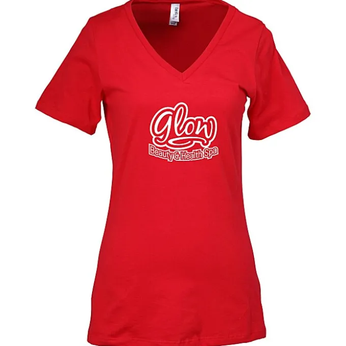 Bella+Canvas Relaxed V-Neck T-Shirt - Ladies’ - Screen