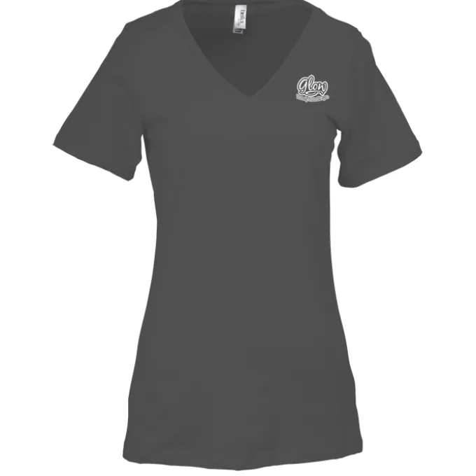 Bella+Canvas Relaxed V-Neck T-Shirt - Ladies’ - Screen