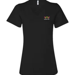 Bella+Canvas Relaxed V-Neck T-Shirt - Ladies’ - Embroidered