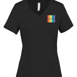 Bella+Canvas Relaxed V-Neck T-Shirt - Ladies' - Heathers - Embroidered
