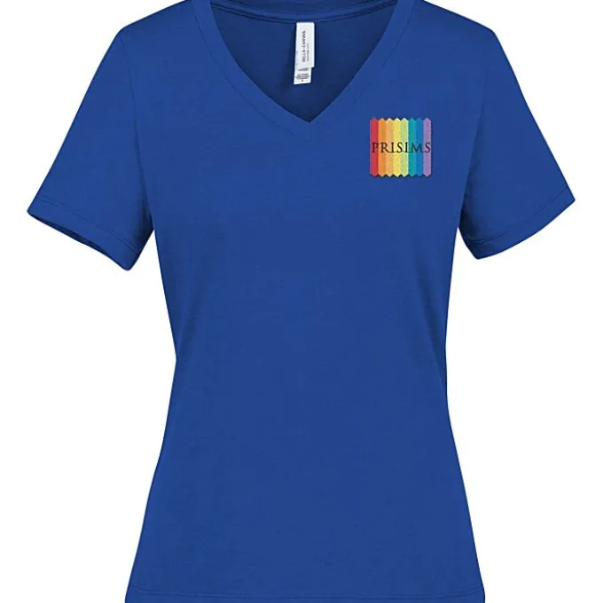 Bella+Canvas Relaxed V-Neck T-Shirt - Ladies' - Heathers - Embroidered