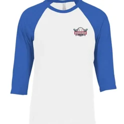 Bella+Canvas 3/4 Sleeve Baseball Tee - Embroidered