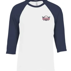 Bella+Canvas 3/4 Sleeve Baseball Tee - Embroidered