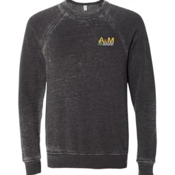 Bella+Canvas Solid Sponge Fleece Raglan Crewneck - Embroidered