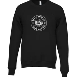 Bella+Canvas Solid Sponge Fleece Raglan Crewneck - Screen