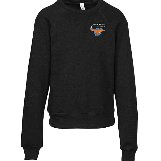 Bella+Canvas Sponge Fleece Sweatshirt - Youth - Embroidered