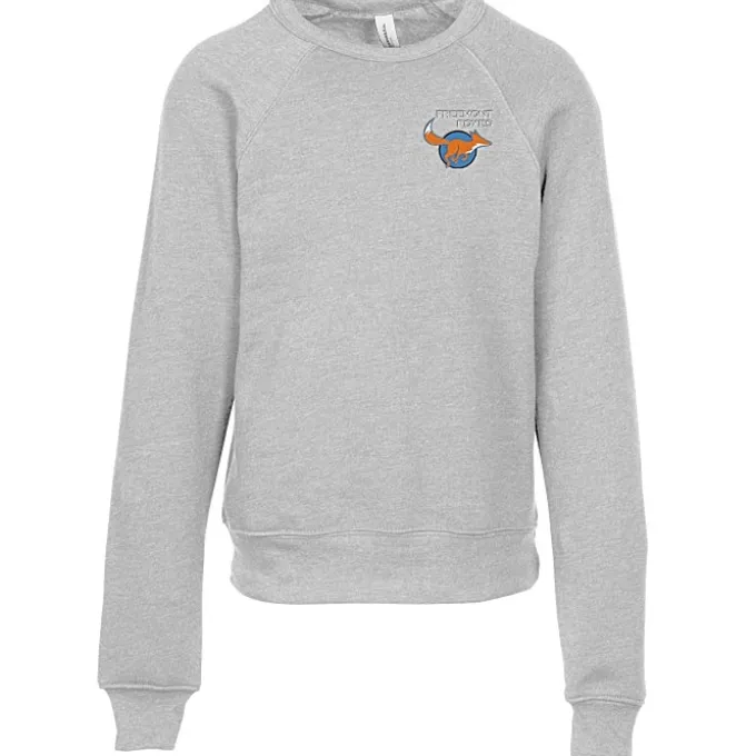 Bella+Canvas Sponge Fleece Sweatshirt - Youth - Embroidered