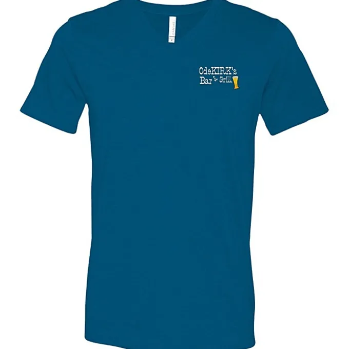 Bella+Canvas V-Neck T-Shirt - Men's - Embroidered