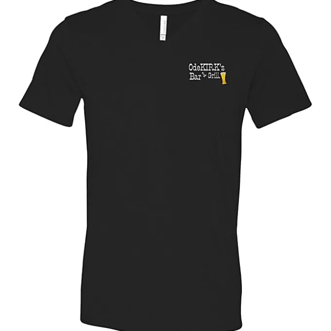 Bella+Canvas V-Neck T-Shirt - Men's - Embroidered
