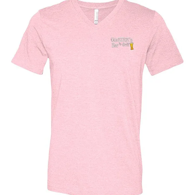 Bella+Canvas V-Neck T-Shirt - Men's - Embroidered