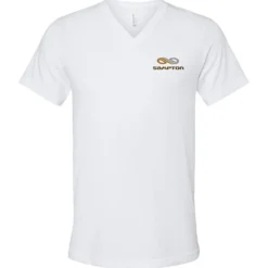 Bella+Canvas V-Neck T-Shirt - Men's - Heathers - Embroidered